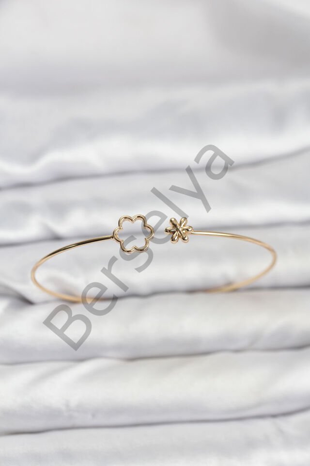 Lotus Model Gold Renk Bileklik