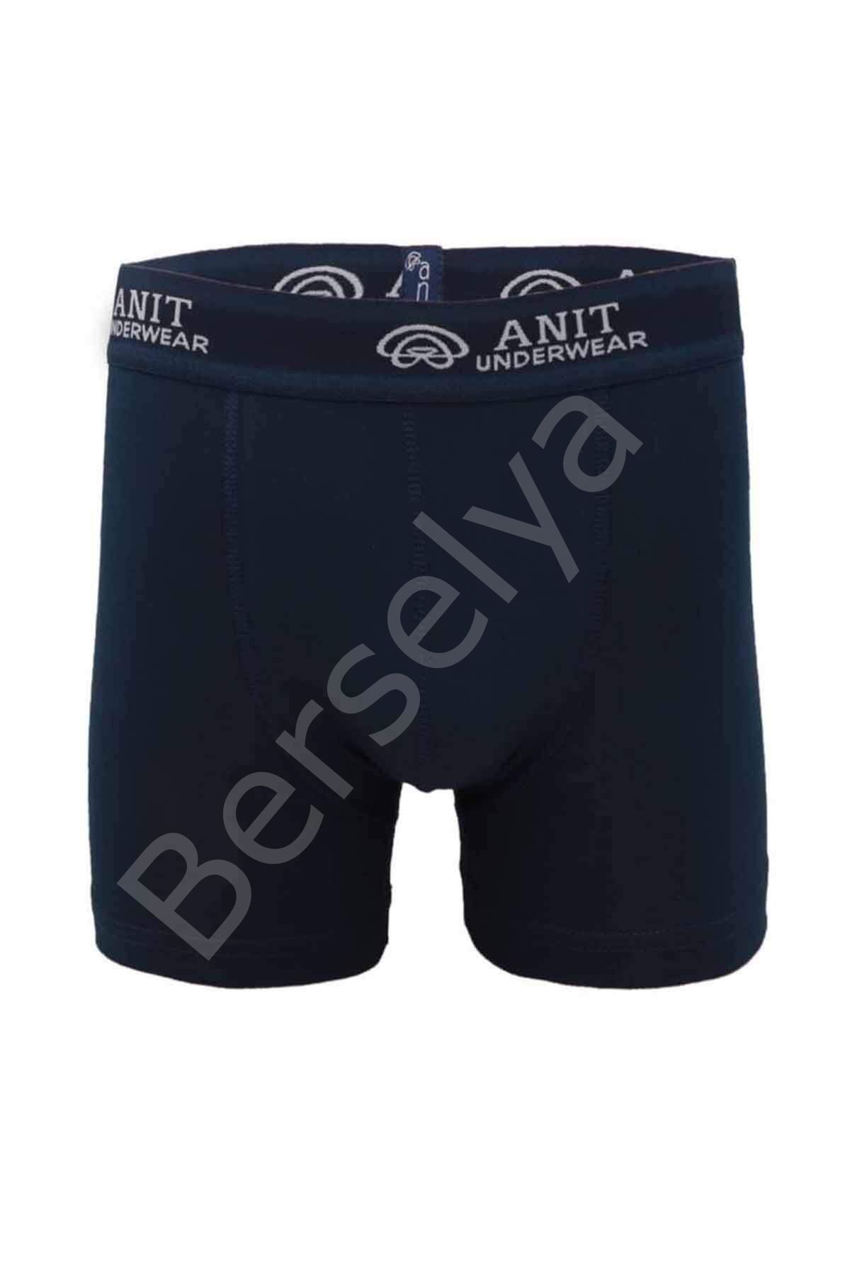 Kısa Paça Likralı Erkek Boxer Siyah - 1115A M