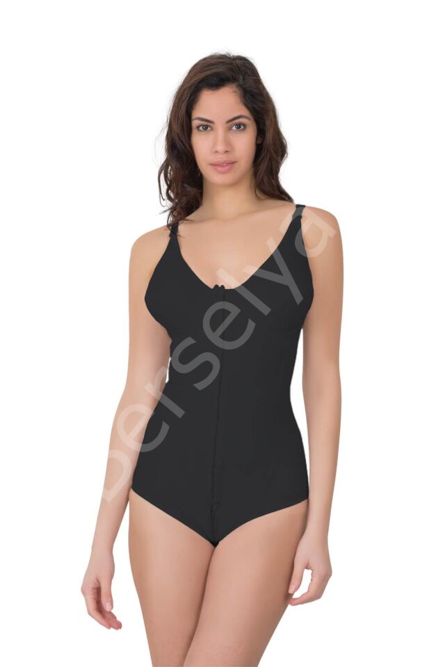 Siyah Mı Emay 2871 Balenli Agraflı Toparlayıcı Boy Korse