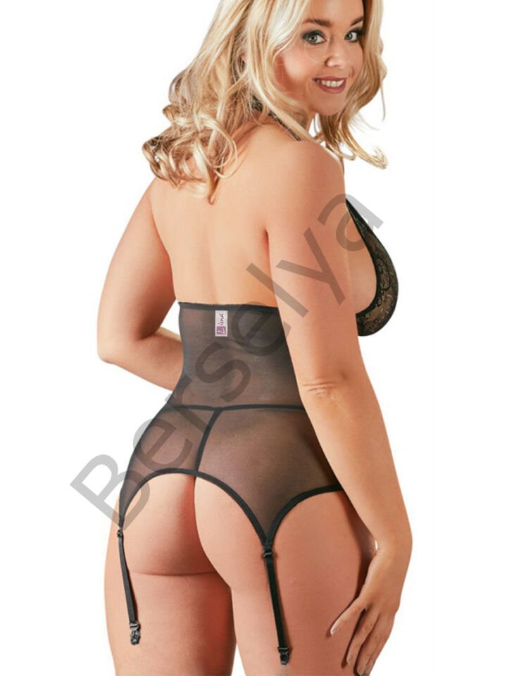 Büzgülü Seksi Jartiyer Takım