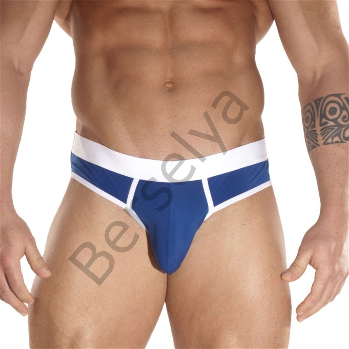 Kontras Biyeli Erkek  Slip