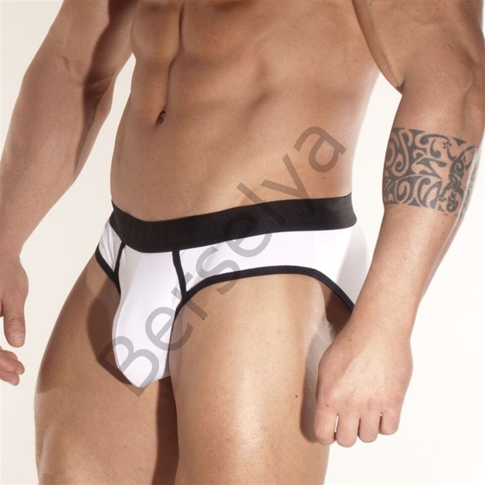 Kontras Biyeli Erkek  Slip