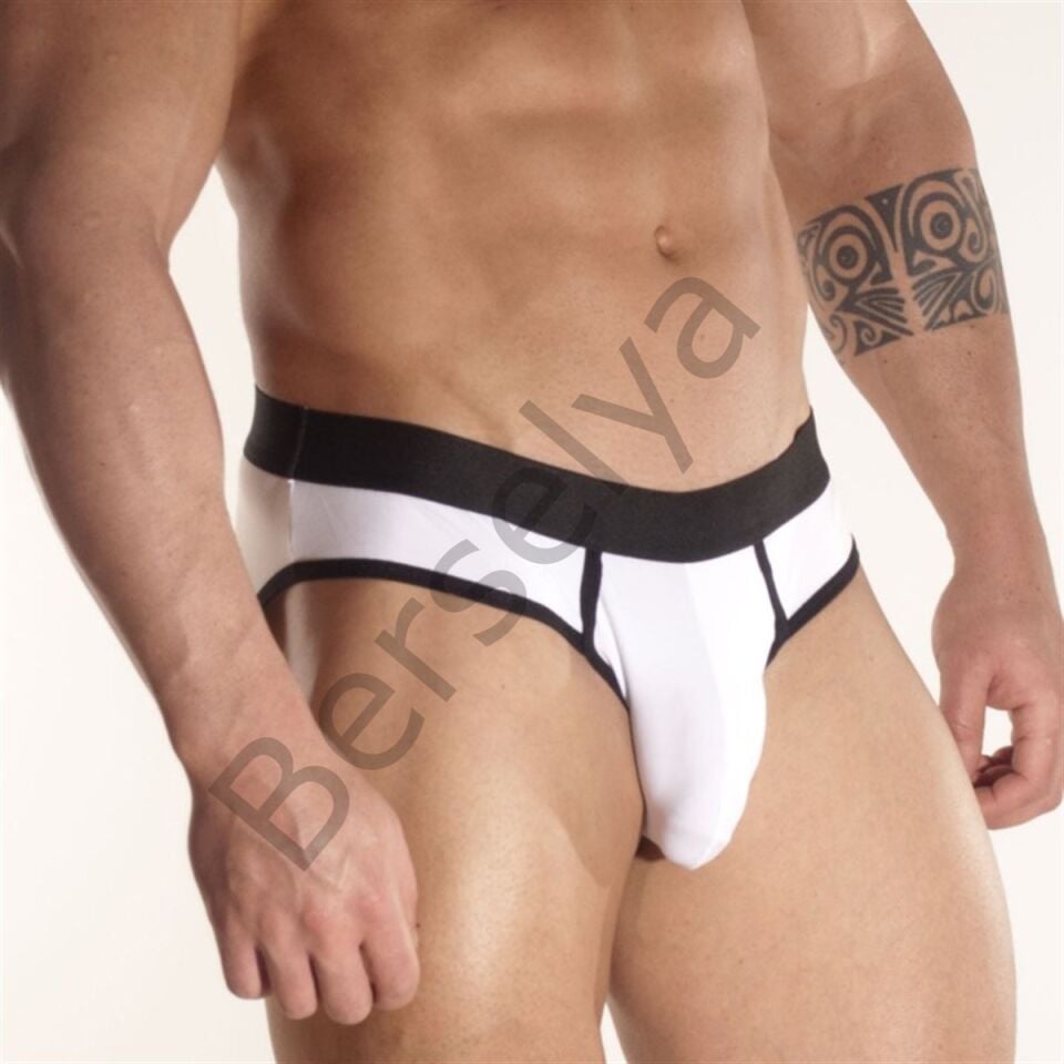 Kontras Biyeli Erkek  Slip