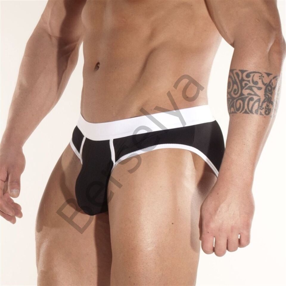 Kontras Biyeli Erkek  Slip