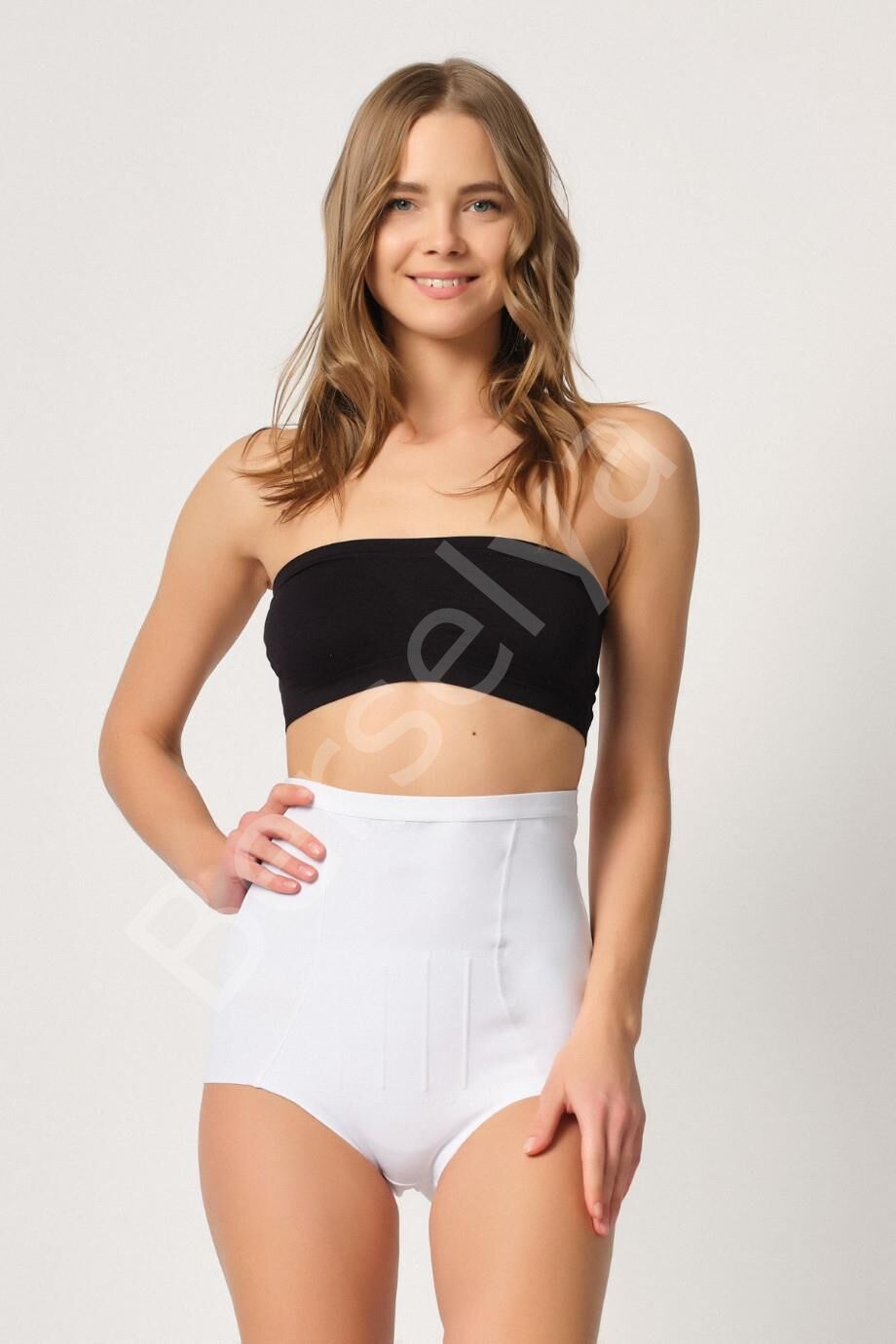 Beyaz Mı Emay 2931 Karın Balen Destekli Slip Lazer Korse