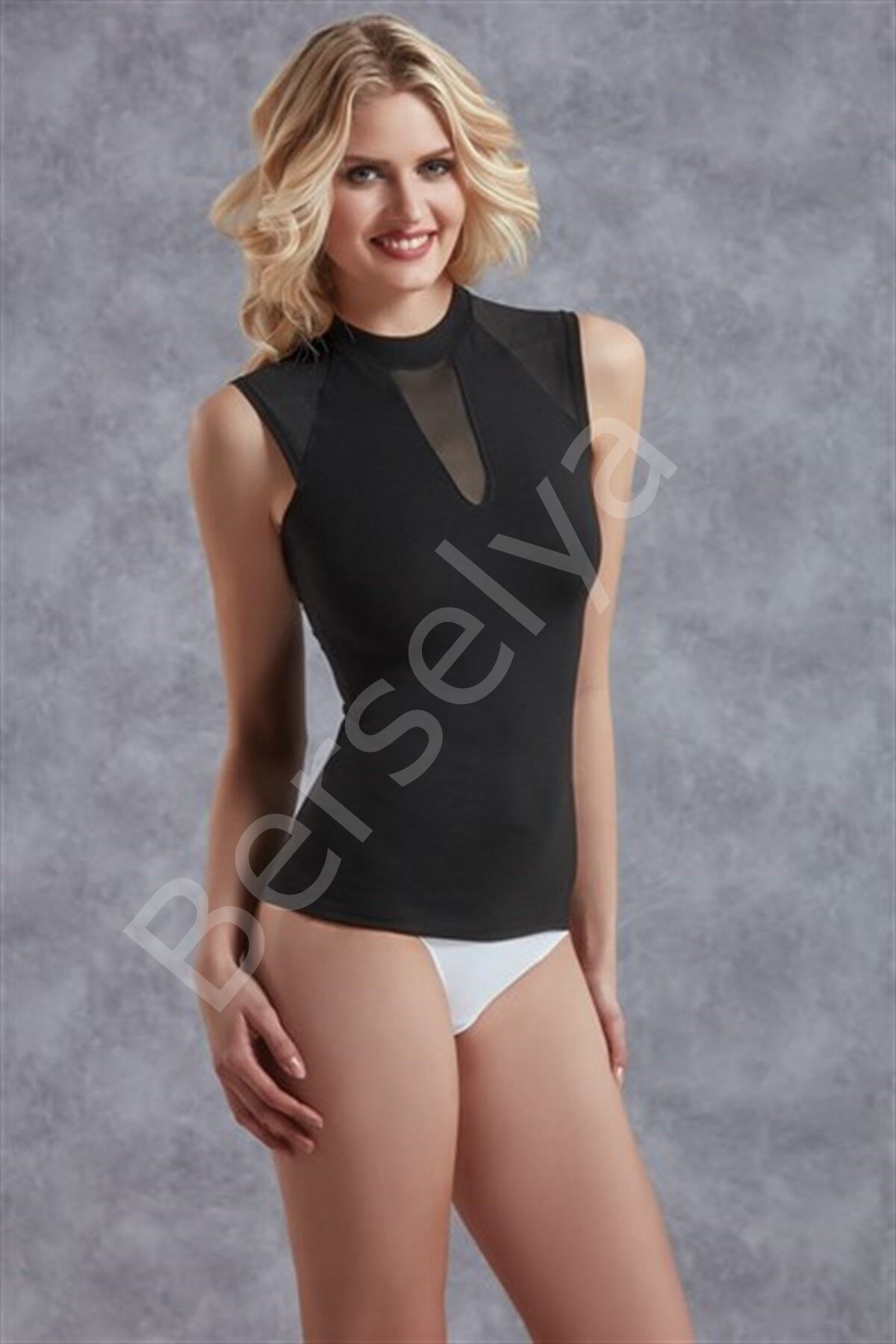 Doreanse Kadın Sıfır Kol T Shirt 9300