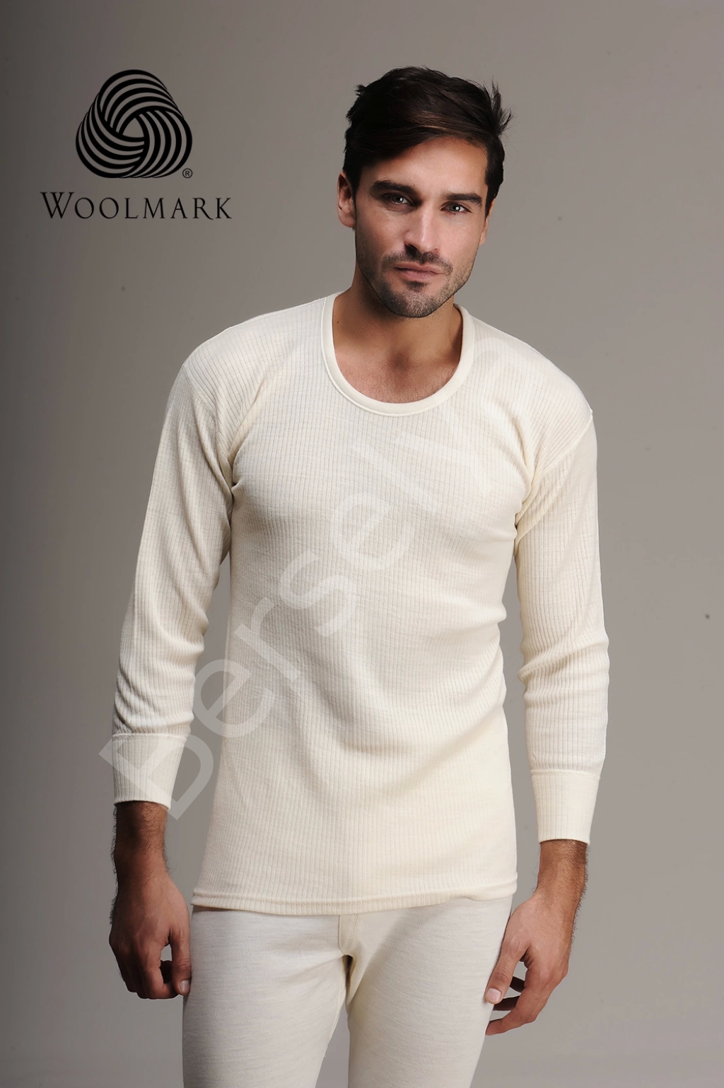 Hasyün 1002 %100 Yün Erkek  Uzun Kol Fanila