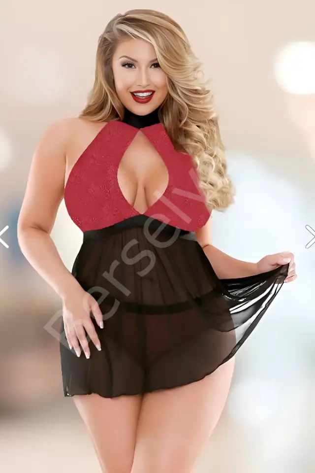 Büyük Beden Etekli Gecelik