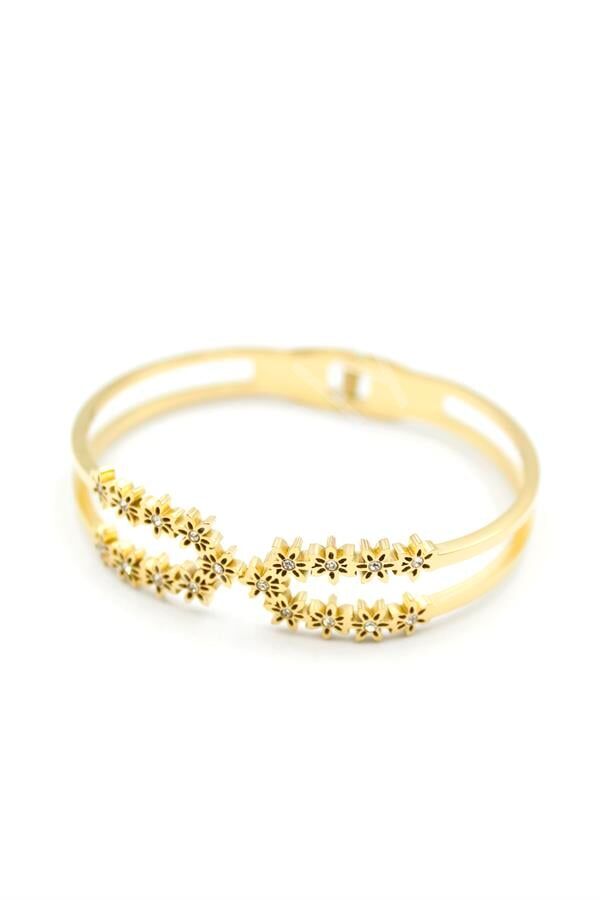 Çiçek Bilezik - Altın