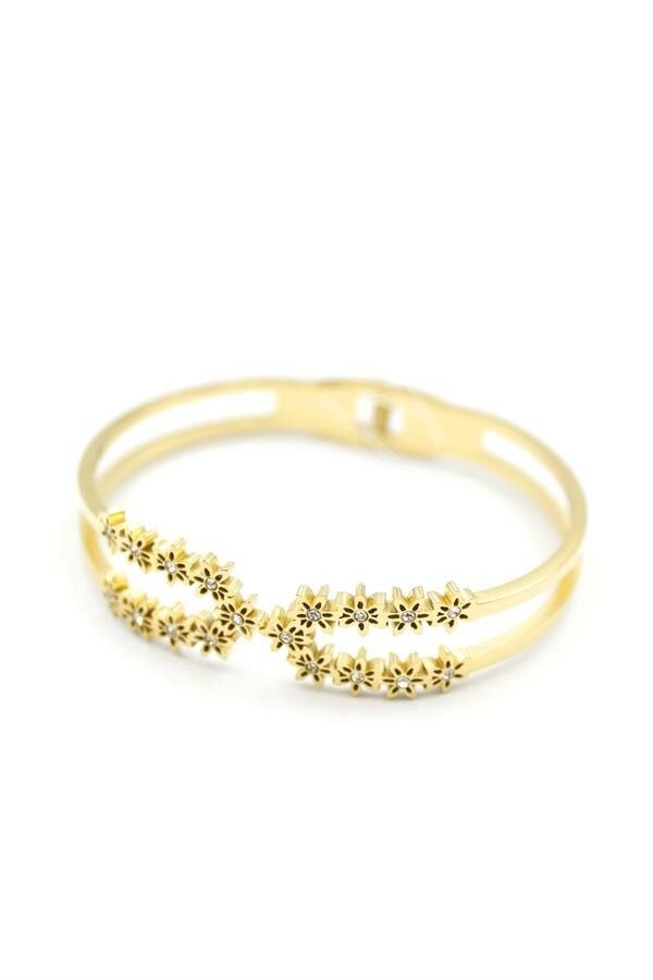 Çiçek Bilezik - Altın