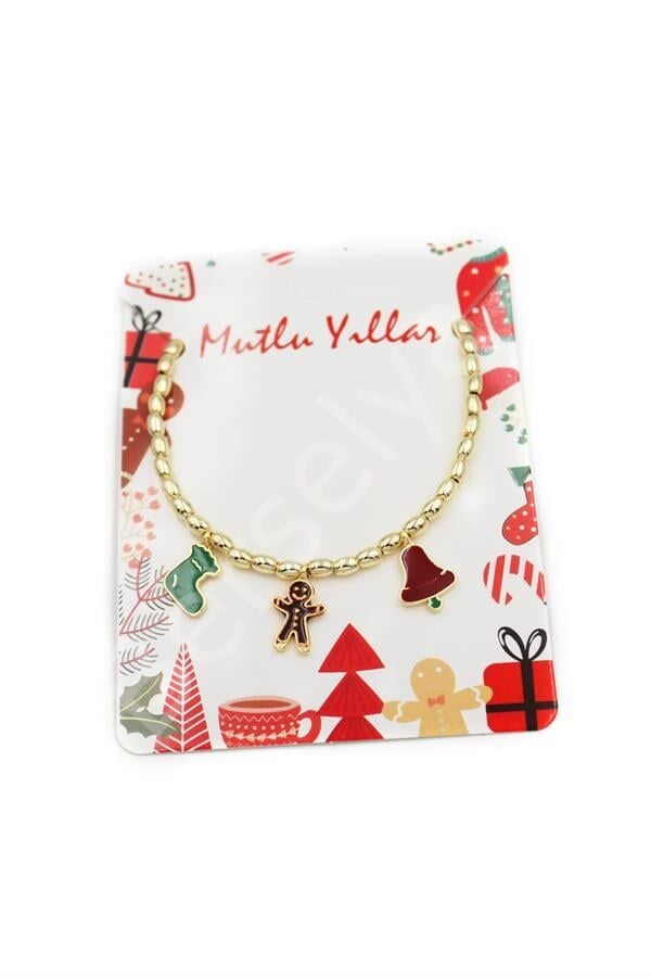 Yılbaşı Bileklik - Altın