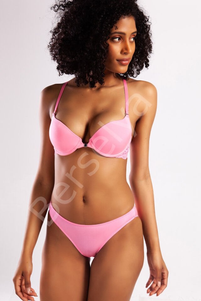 Githa Foam Cup Push Up Bra,neon Pembe Renk Straplez Konforlu Ve Şık Sütyen