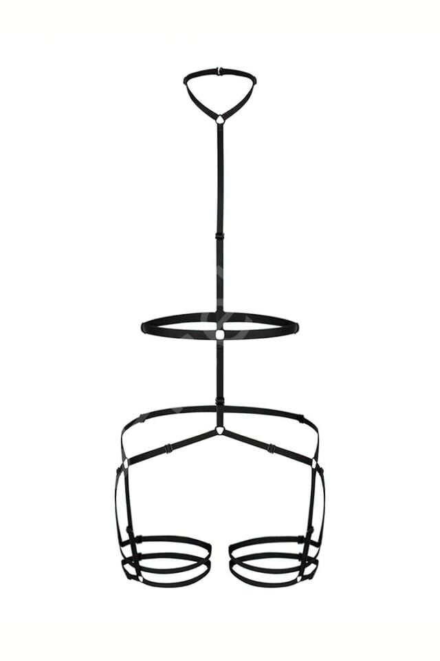 Bel Ve Bacak Detaylı Fantezi Harness