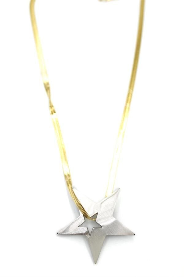 Yıldız Kolye - Gümüş