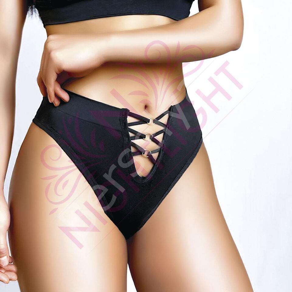 Halka Detaylı Fantazi Seksi Külot
