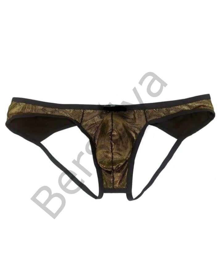 Erkek  Gold Metalik Jockstrap İç Giyim