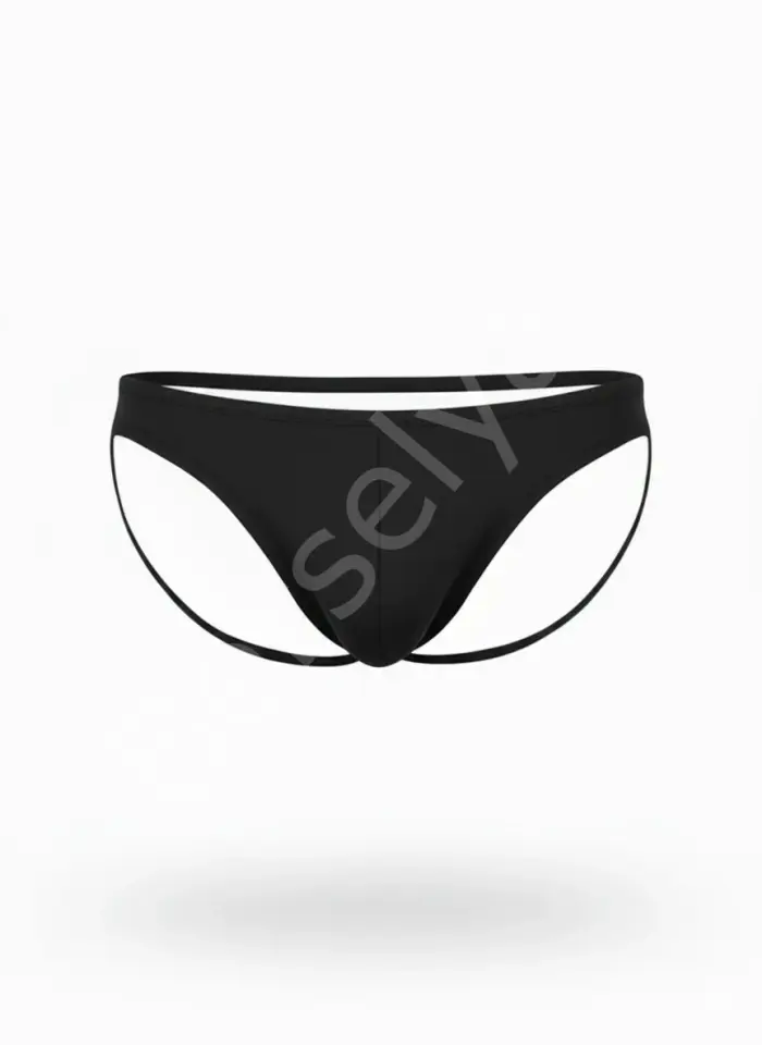 Fantezi Arkası Açık Seksi 2'li Erkek Külot