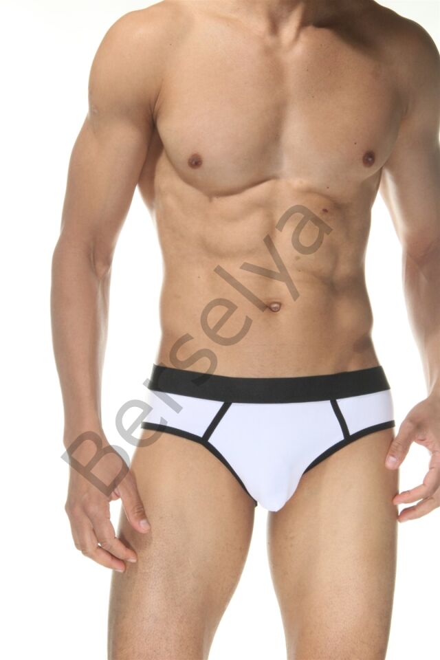 Beyaz Jockstrap Erkek  İç Giyim