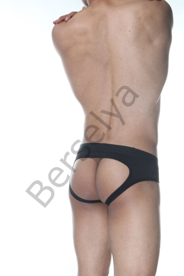 Siyah Jockstrap Erkek  İç Giyim