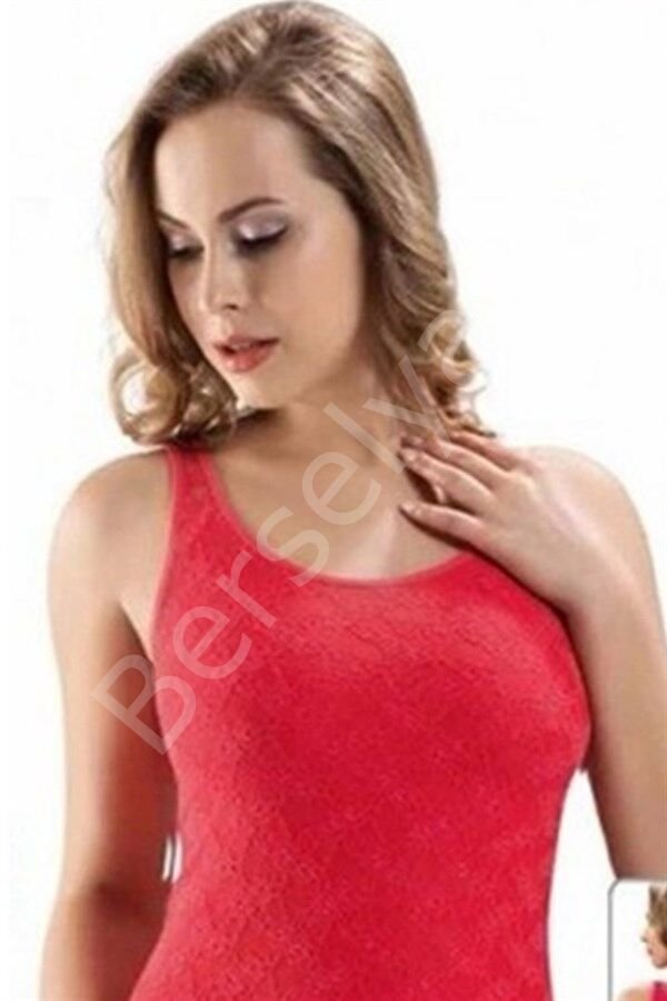 Dorya Dantelli Kalın Askılı Atlet 1031