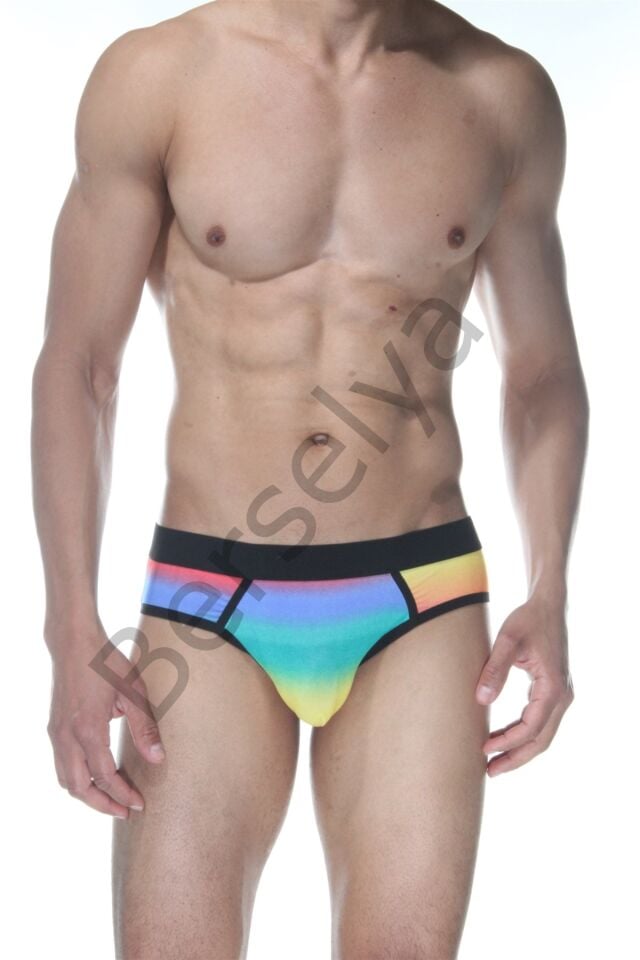 Gökkuşağı Jockstrap Erkek  İç Giyim