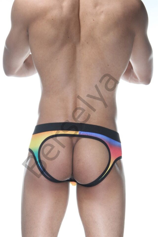 Gökkuşağı Jockstrap Erkek  İç Giyim