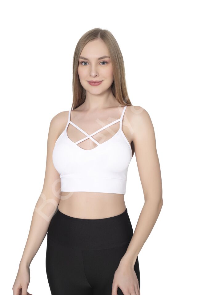 1052 Pinkhan Ön Çapraz Büstiyer Kadın