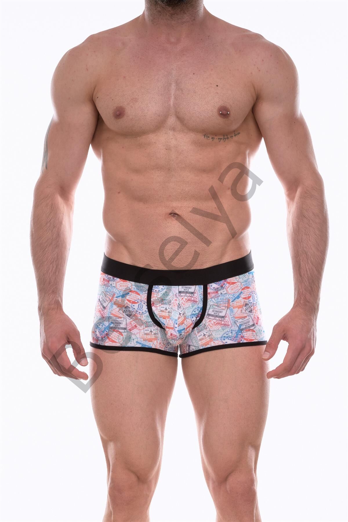Erkek  Desenli Boxer