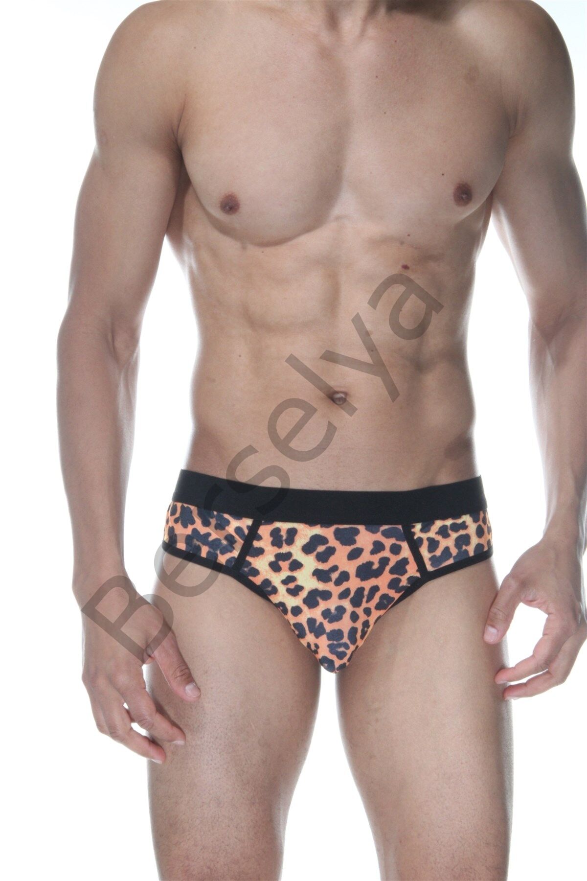 Leopar Jockstrap Fantezi İç Giyim