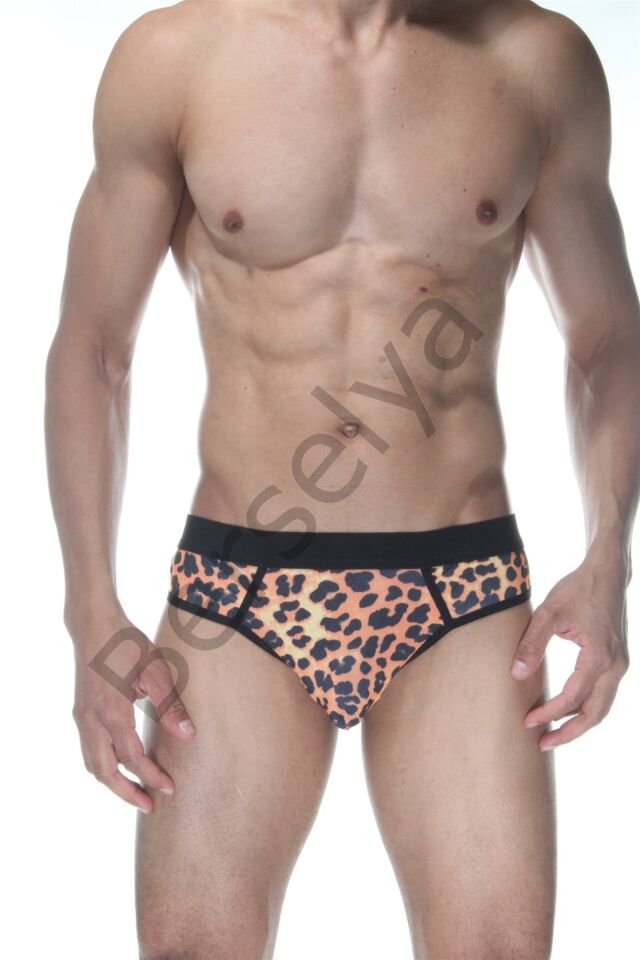 Leopar Jockstrap Fantezi İç Giyim