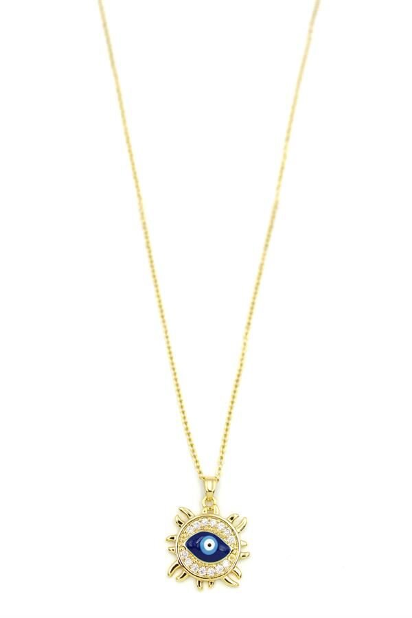 Güneş Kolye - Altın