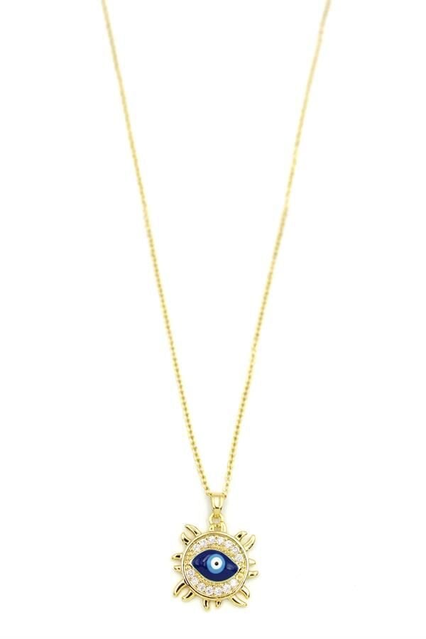 Güneş Kolye - Altın