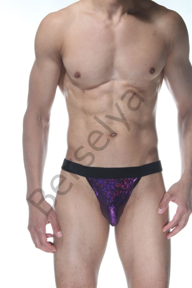 Simli Mor Erkek  Tangası