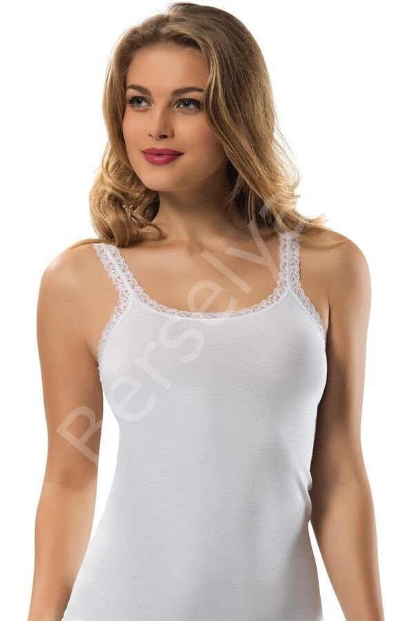 Erdem Bayan Dantel Askılı Kaskorse Atlet 2116