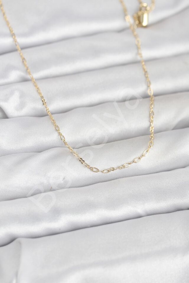 CM 14K Gold Renk 60 cm Zincirli Kadın Kolye