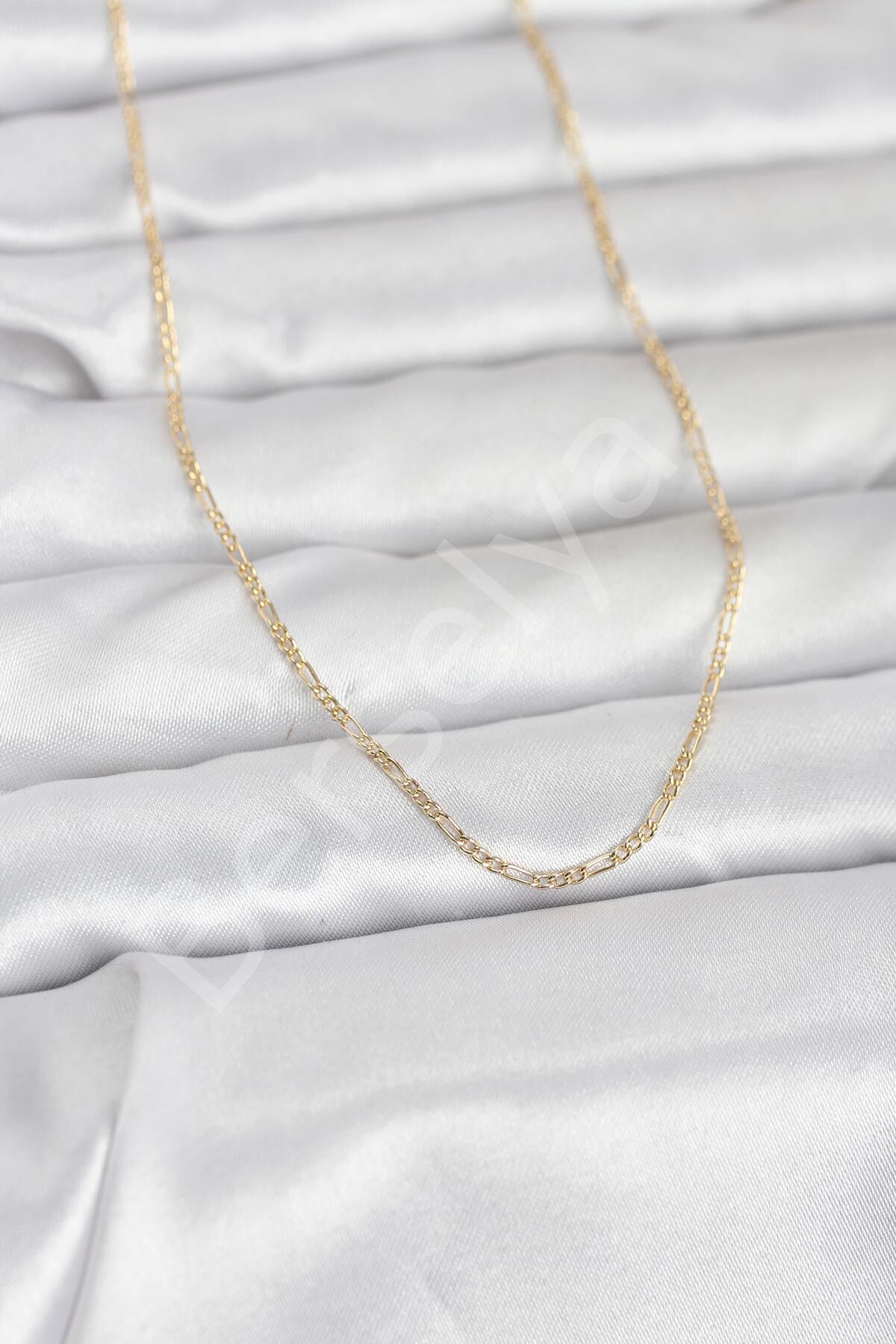 CM 14K Gold Renk 60 cm Zincirli Kadın Kolye