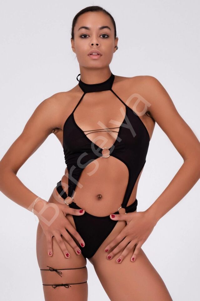 Jartyer Görünümlü Şık Fantezi Babydoll 51196