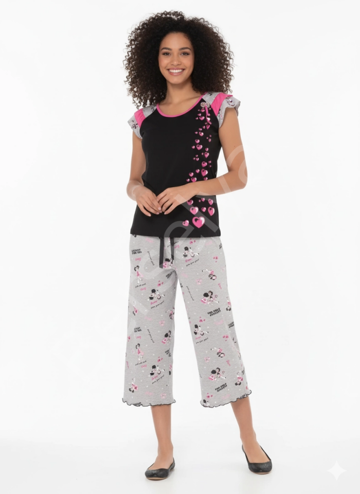 Berrak Bayan Kapri Pijama Takım 5131
