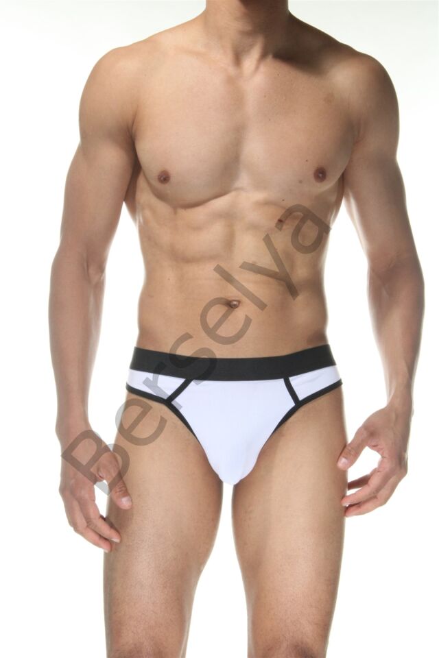 Beyaz Erkek  Tanga Çamaşırı