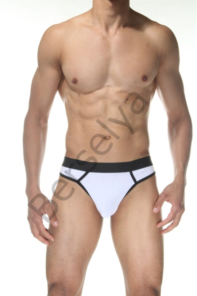 Beyaz Erkek  Tanga Çamaşırı