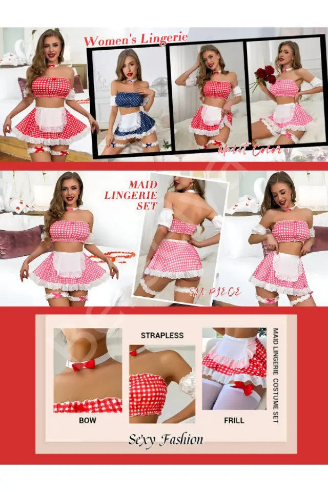 Kırmızı Etekli Gecelik