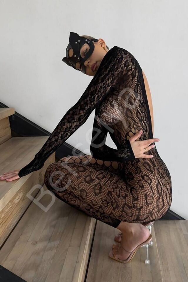 Bacak Bel Ve Göğüs Kısmı Dekolteli Fantazi Vücut Çorabı