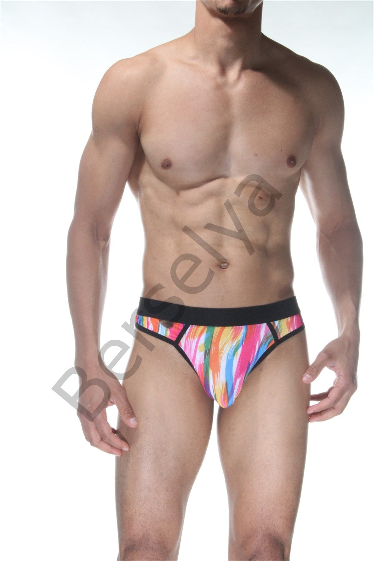 Renkli Erkek  Tanga Çamaşır