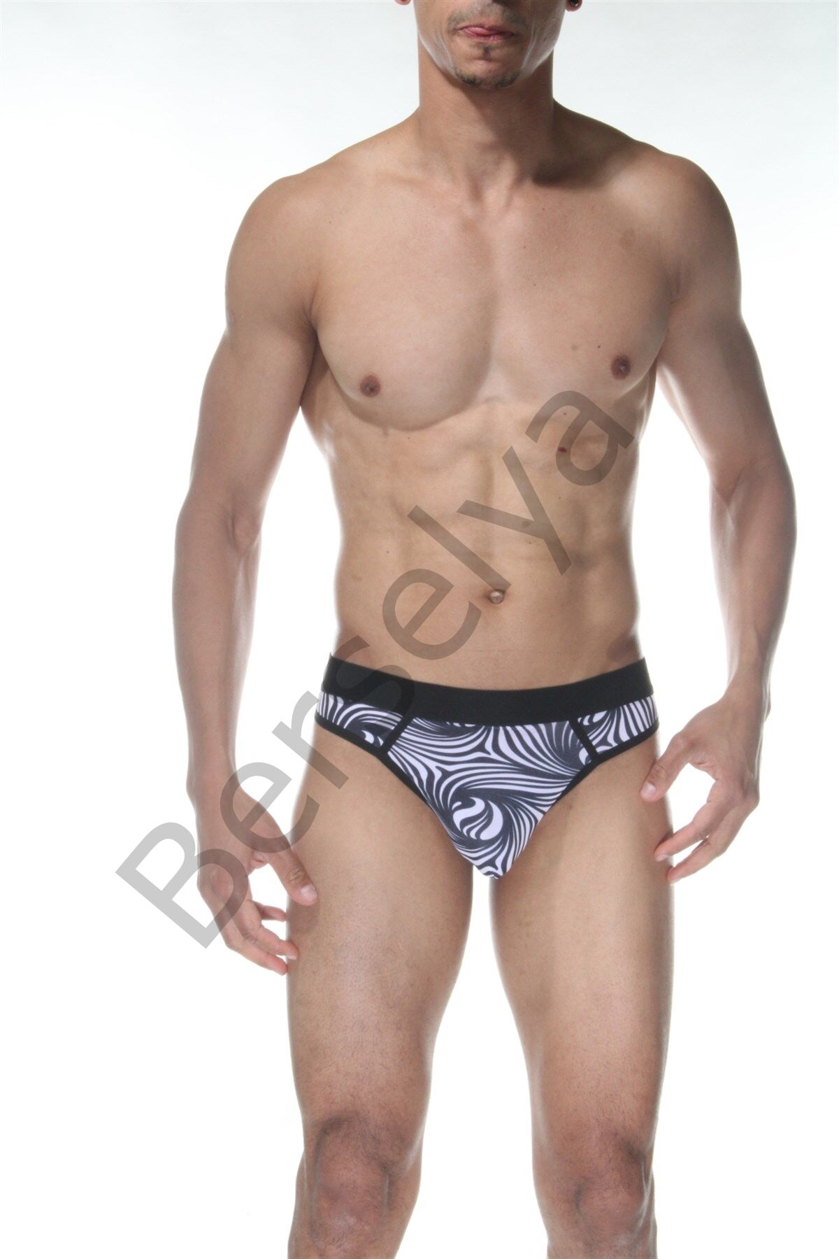 Zebra Desenli Erkek  Tangası