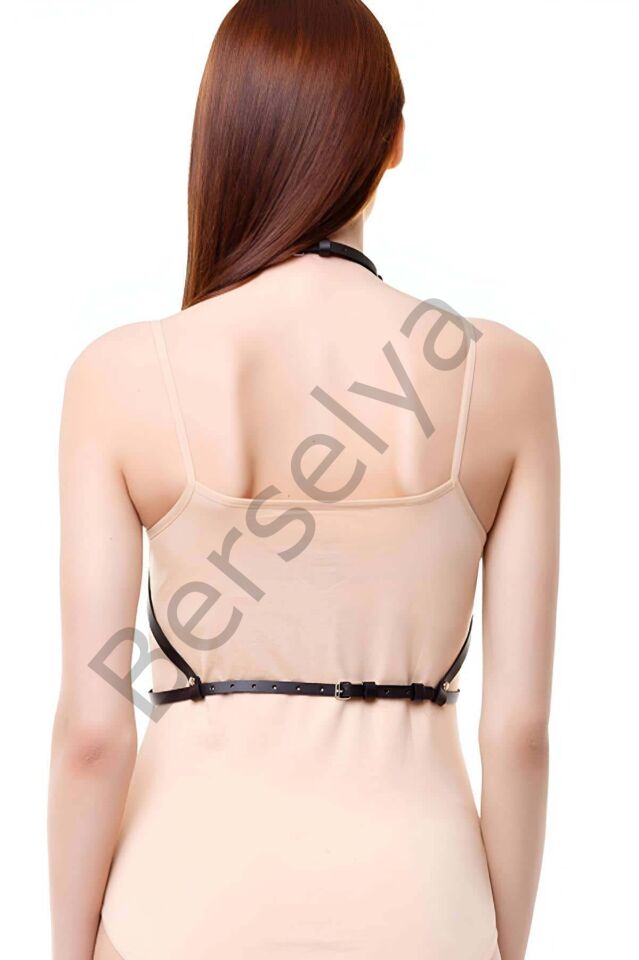 Göğüs Bölgesi Şık Deri Aksesuar - Brf180