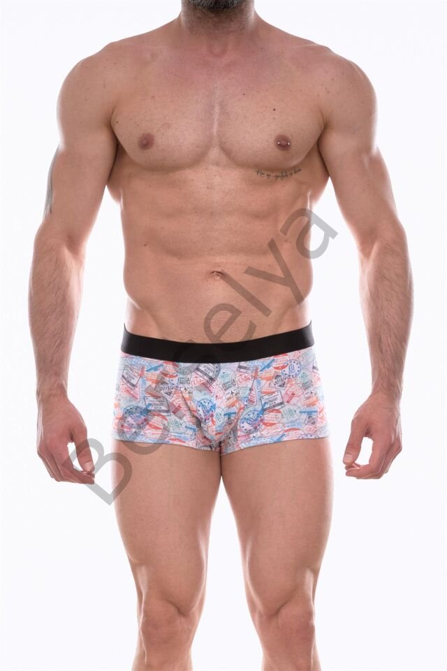 Erkek  Desenli Boxer