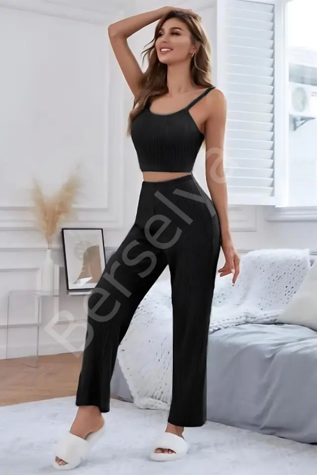 Siyah Gecelik Takım