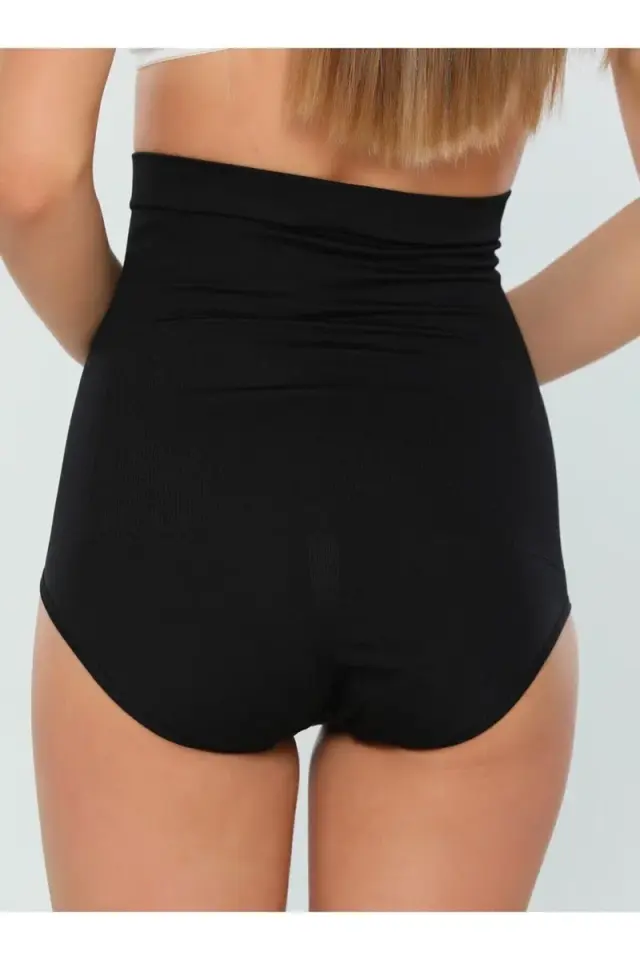 Kadın Lazer Kesim Slikonlu Yüksek Bel Slip Korse