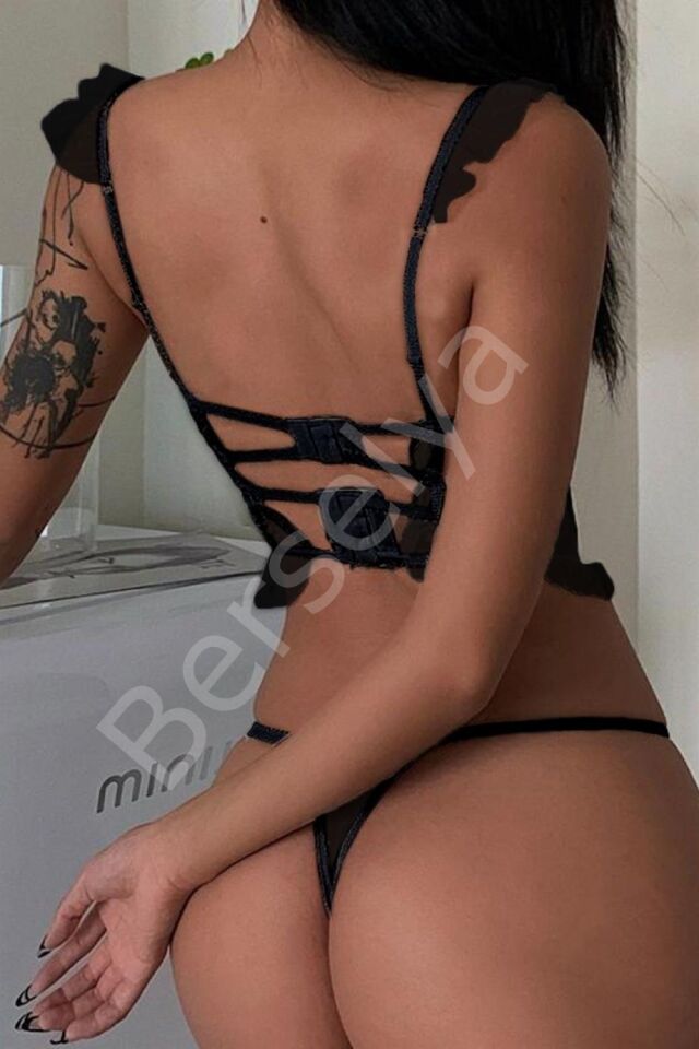 Siyah Dantel Detaylı Seksi Bustiyer Takım 16030