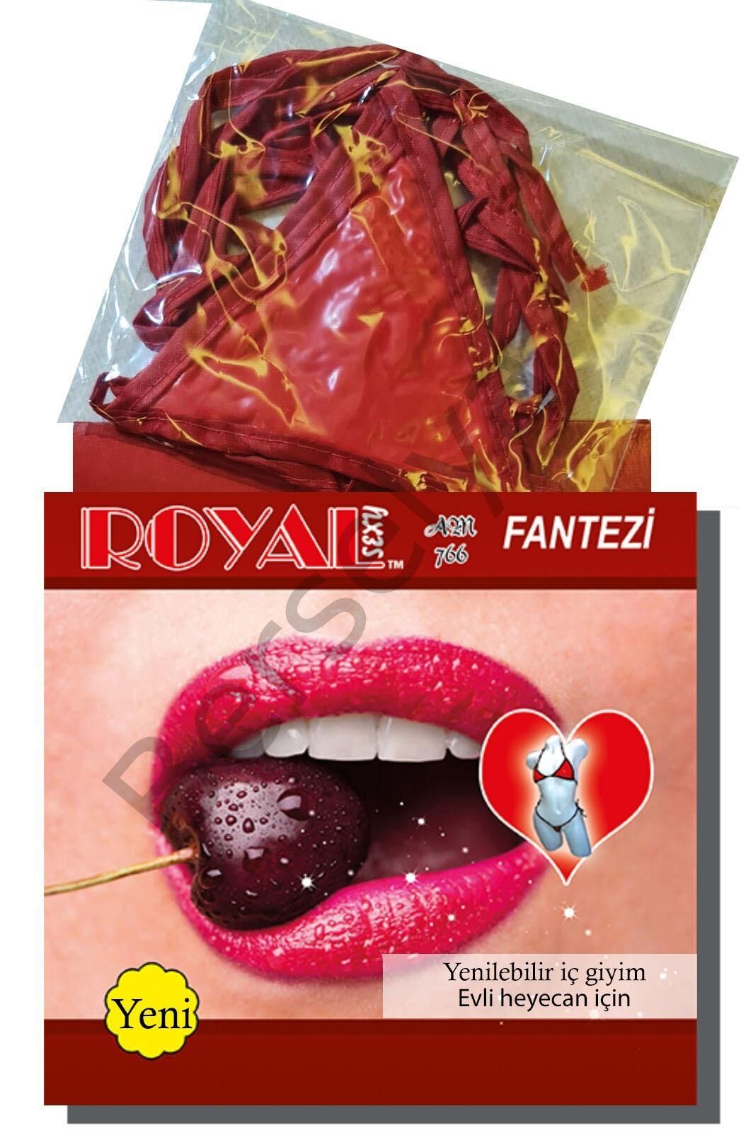 Fantezi Tüketilebilen Yenilebilir Kiraz Aromalı İç Çamaşırı Takımı